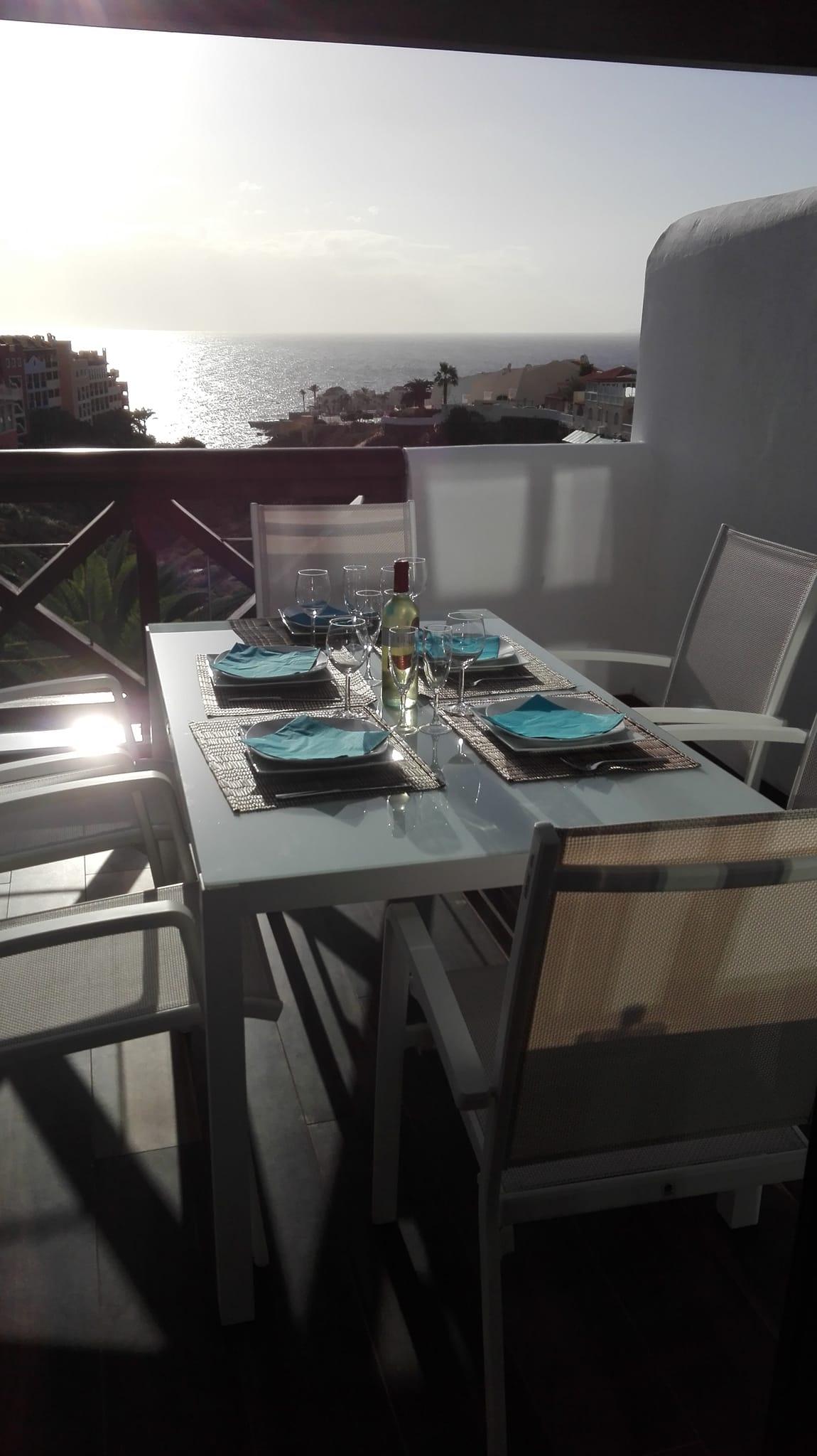 Seaside Duplex Apartment for Rent in Adeje Paradise, Playa Paraiso